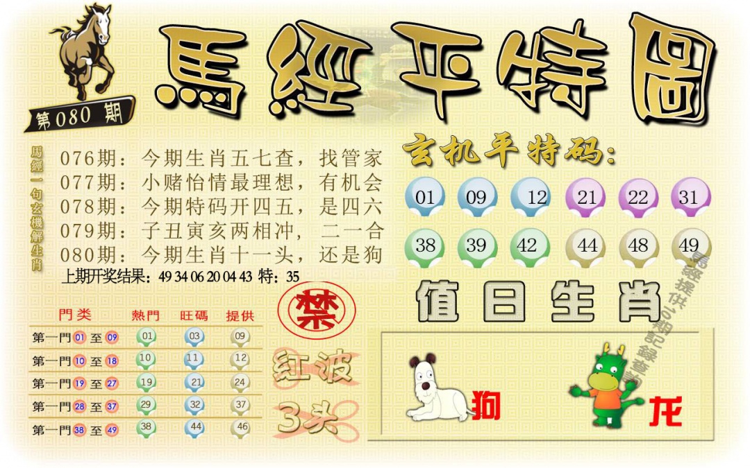 080期马经平特图[图]